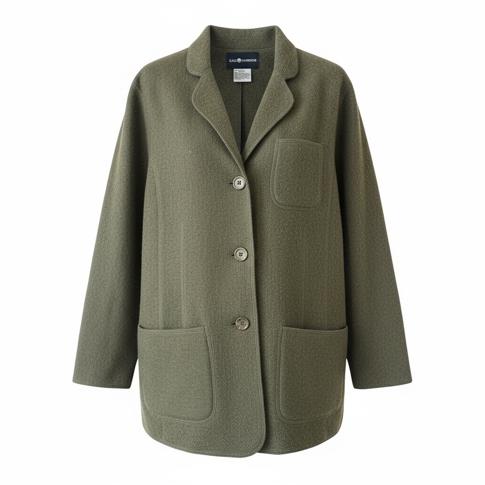 Sag Harbor Australian wool Olive Blazer Jacket